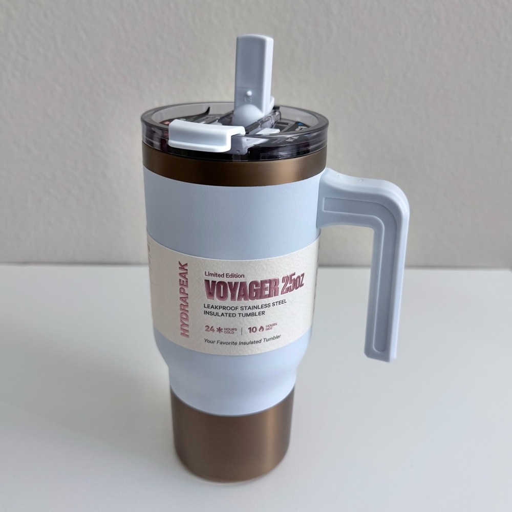 Limited Edition HydraPeak Voyager 25oz Insulated Tumbler/Mug With Sip & Chug Lid